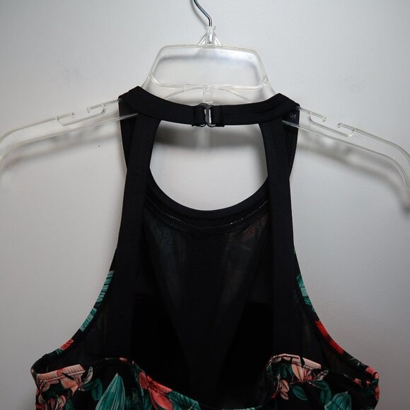 Catherines Plus Size Floral Swimsuit Top 16W - Picture 6 of 7